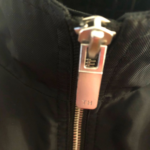 Women’s navy blue Tommy Hilfiger jacket with belt - Picture 5 of 7